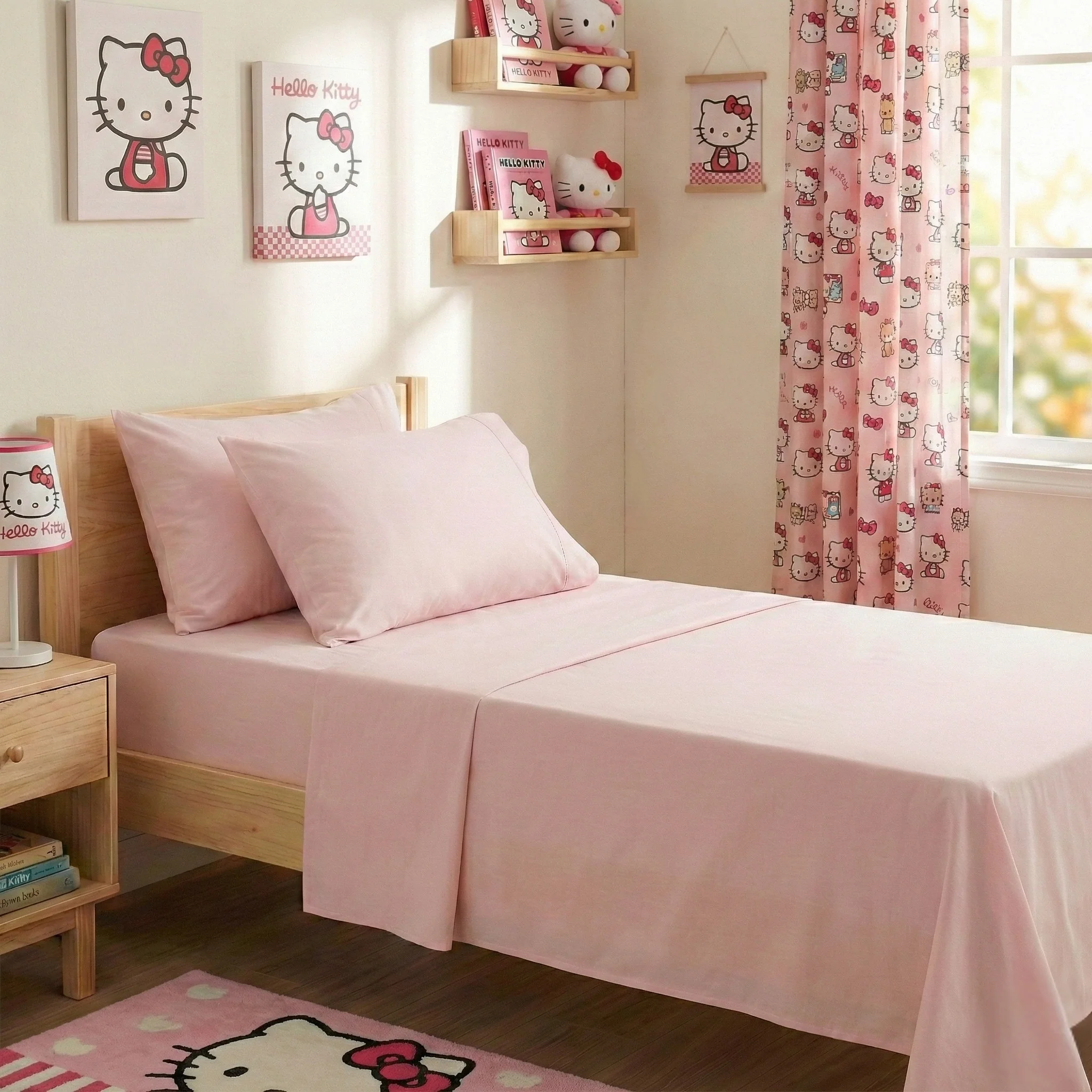 Bamboo Cotton sheets 500 TC set Peach - Image 3