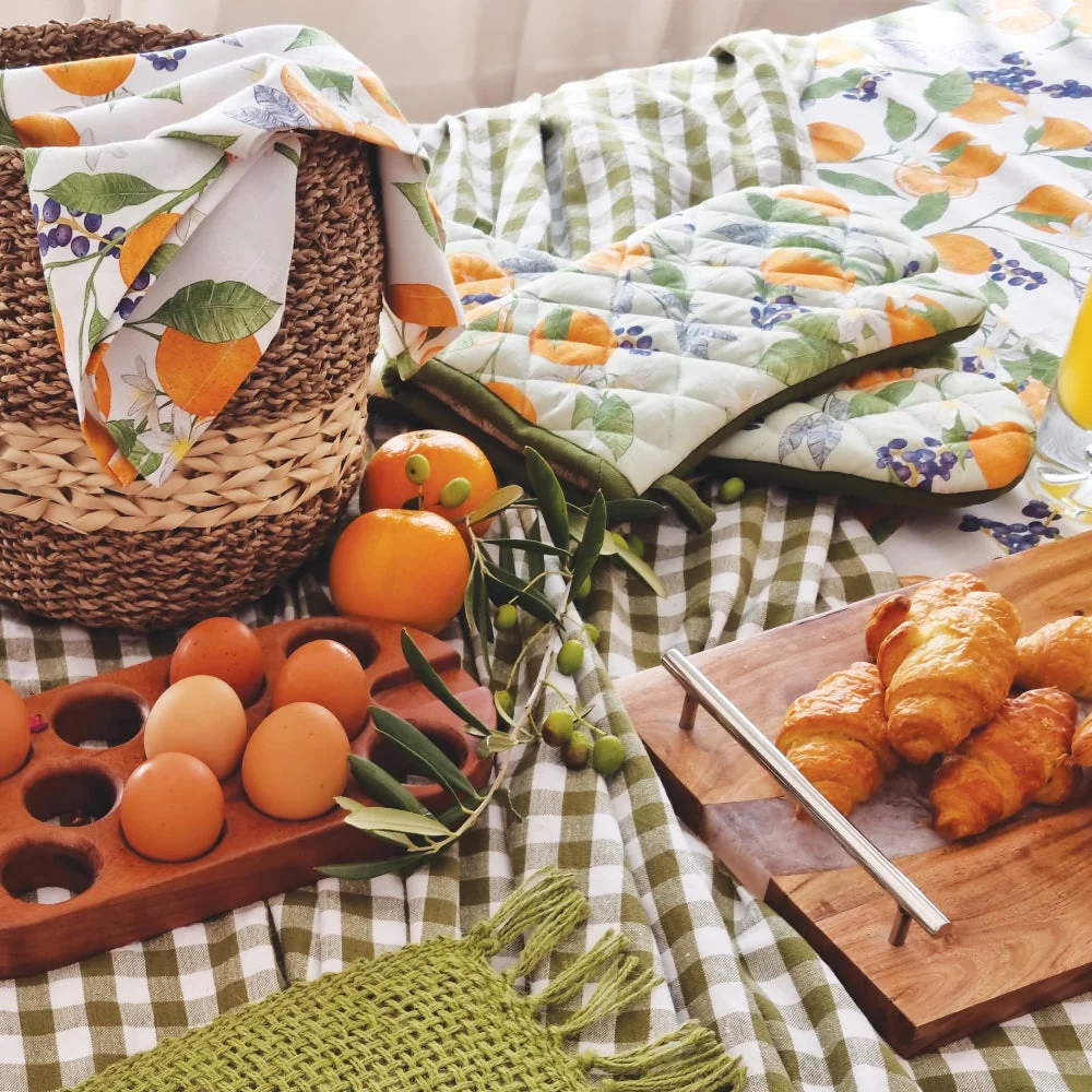 Ginny Rectangle Tablecloth 150x300cm Bayleaf - Image 3