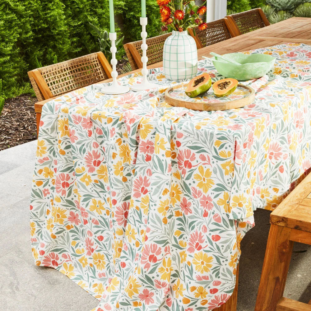 Millie Tablecloth 150 x 270 cm Bubblegum Multi - Image 3