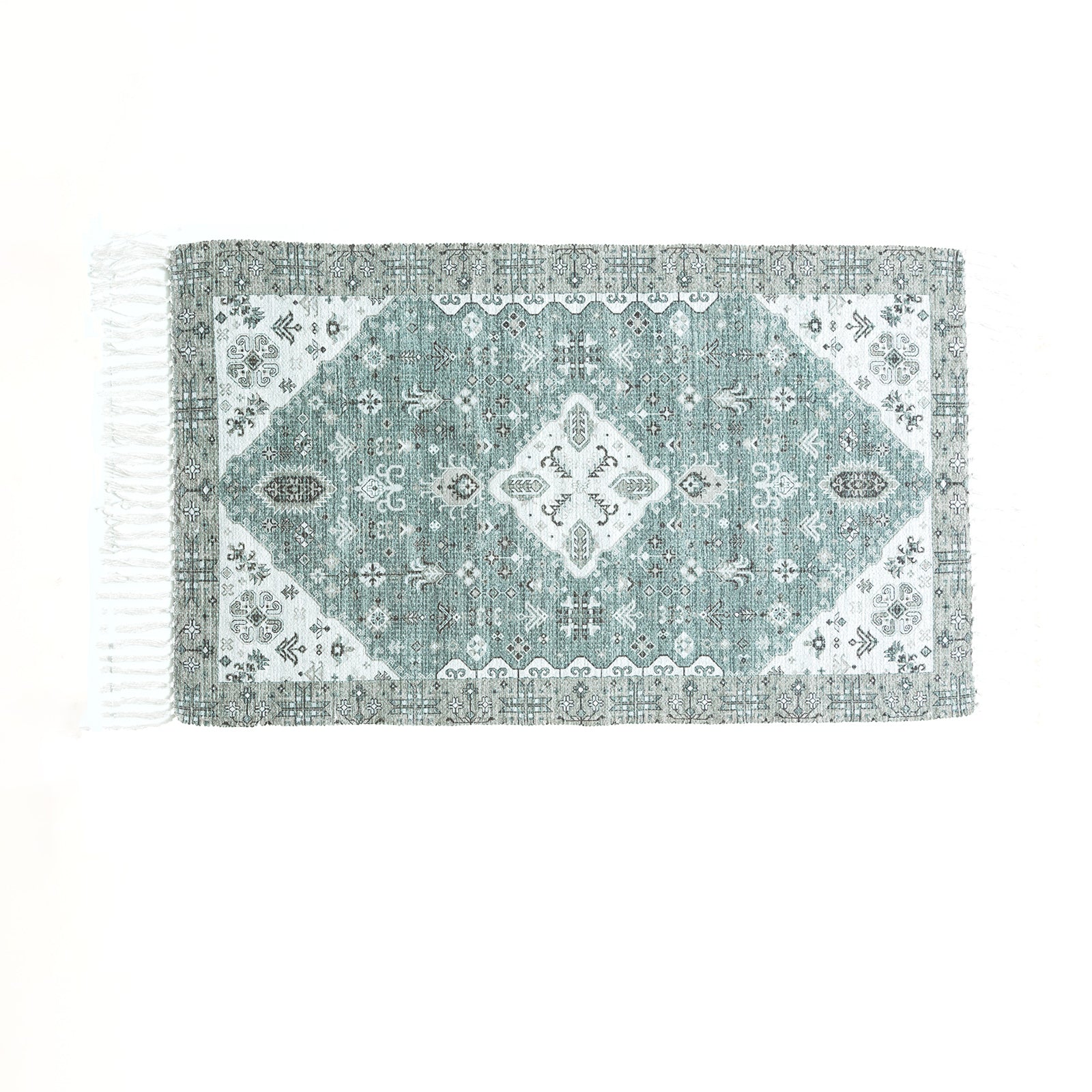 Karabakh Mat - Vintage Washed Hand Woven Rug - Image 3